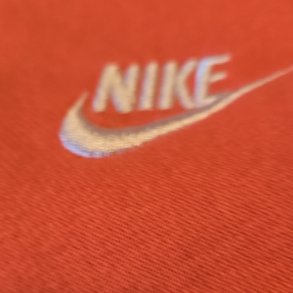 Nike Coral Crewneck Sweatshirt with White Swoosh - Picture 6 of 6